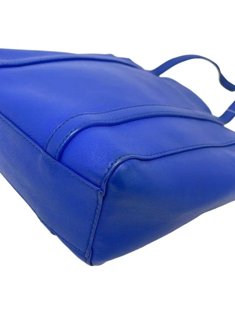 Balenciaga Tote Everyday Xxs Blue 2-Way Leather